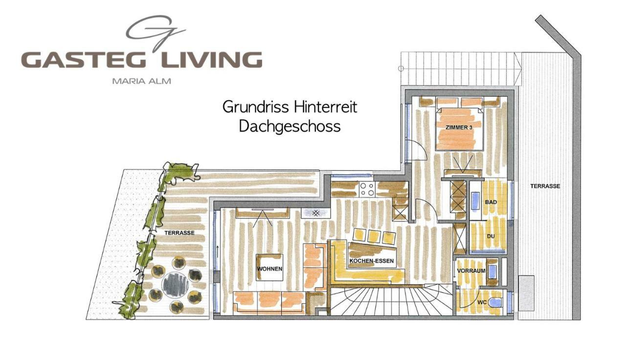 Apartamento Gasteg Living Maria Alm am Steinernen Meer Exterior foto